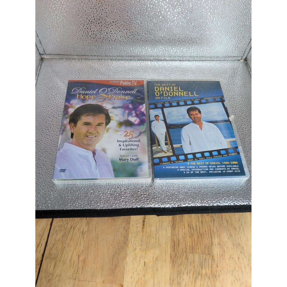 Pair Of Daniel O'Donnell DVDs BEST OF ON FILM & Hope And‎ Praise VG